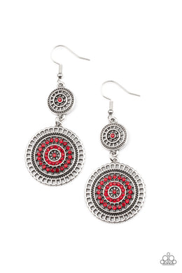 Bohemian Bedazzle - Red freeshipping - Sassy Sparkles $5 Jewelry