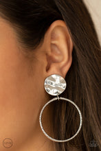 Load image into Gallery viewer, Paparazzi Undeniably Urban - Silver (Clip-on) - VENDOR _NAME - Sassy Sparkles $5 Jewelry
