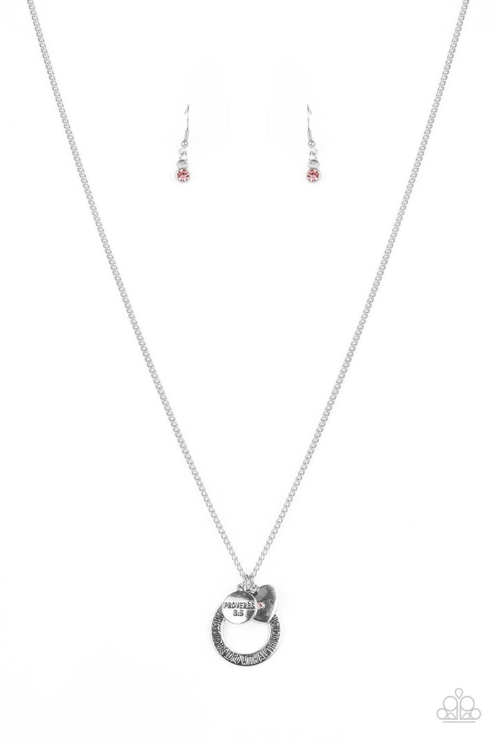 Paparazzi Full of Faith - Pink - VENDOR _NAME - Sassy Sparkles $5 Jewelry