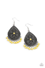 Load image into Gallery viewer, Paparazzi Blossoming Teardrops - Yellow - VENDOR _NAME - Sassy Sparkles $5 Jewelry
