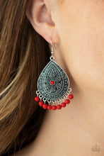 Load image into Gallery viewer, Blossoming Teardrops - Red - VENDOR _NAME - Sassy Sparkles $5 Jewelry
