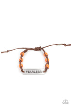 Load image into Gallery viewer, Conversation Piece - FEARLESS - Orange freeshipping - Sassy Sparkles $5 Jewelry

