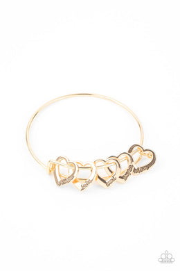 Paparazzi A Charmed Society - Gold - VENDOR _NAME - Sassy Sparkles $5 Jewelry