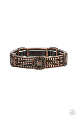 Paparazzi Rustic Redux - Copper - VENDOR _NAME - Sassy Sparkles $5 Jewelry