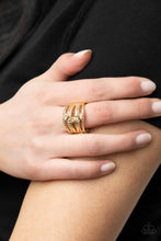 Load image into Gallery viewer, Crossing Signals - Gold - VENDOR _NAME - Sassy Sparkles $5 Jewelry
