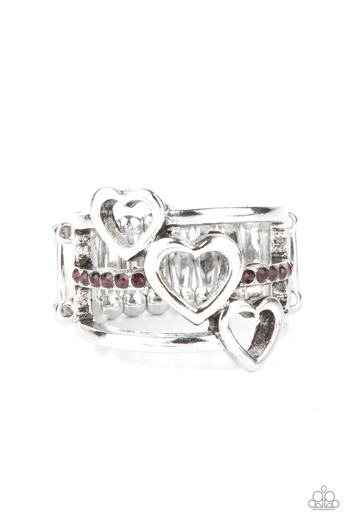 Paparazzi Give Me Amor - Purple - VENDOR _NAME - Sassy Sparkles $5 Jewelry