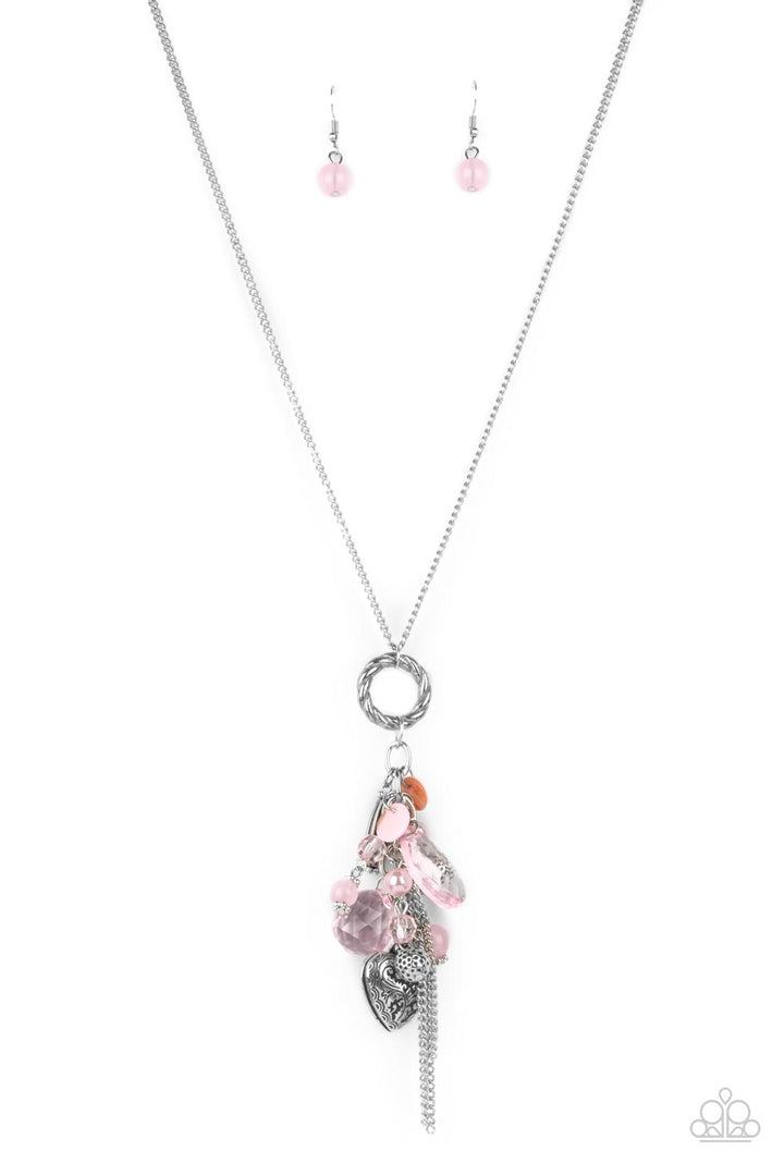 Paparazzi Amor to Love - Pink - VENDOR _NAME - Sassy Sparkles $5 Jewelry