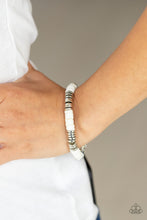 Load image into Gallery viewer, Stacked In Your Favor - White freeshipping - Sassy Sparkles $5 Jewelry
