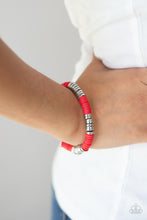 Load image into Gallery viewer, Stacked In Your Favor - Red freeshipping - Sassy Sparkles $5 Jewelry
