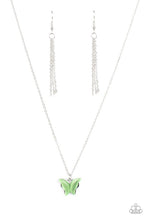 Load image into Gallery viewer, Paparazzi Butterfly Prairies - Green - VENDOR _NAME - Sassy Sparkles $5 Jewelry
