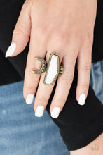 Load image into Gallery viewer, Paparazzi Cosmic Karma - Brass - VENDOR _NAME - Sassy Sparkles $5 Jewelry
