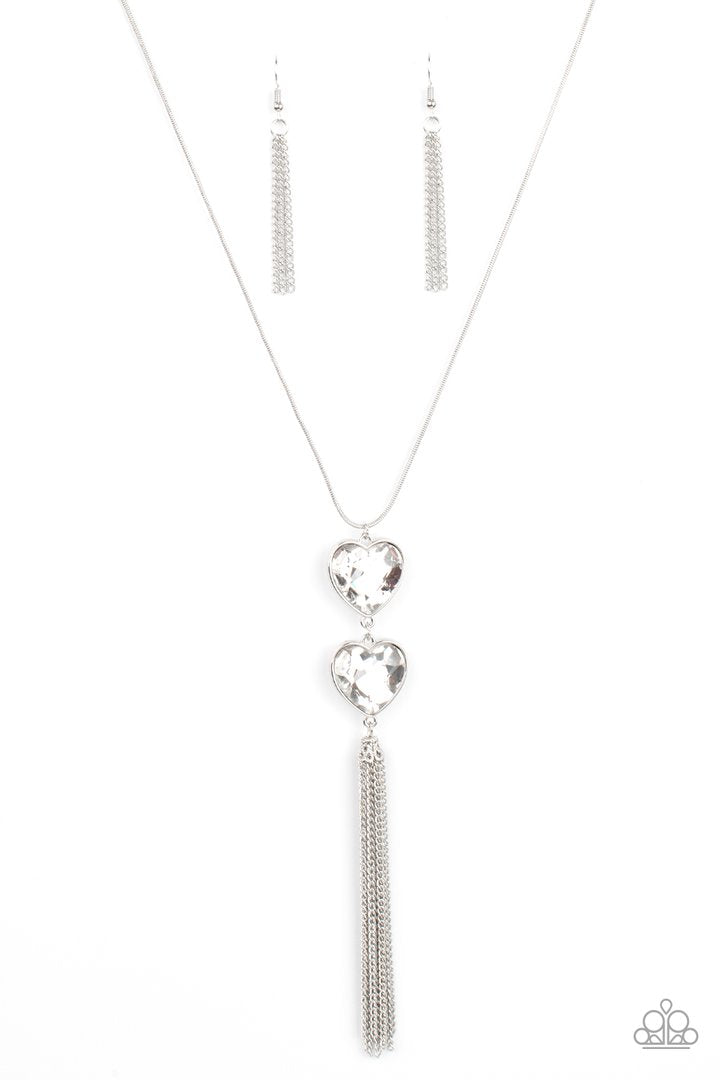 Flirtatious of Them All - White - VENDOR _NAME - Sassy Sparkles $5 Jewelry