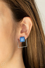 Load image into Gallery viewer, Flair and Square - Blue freeshipping - Sassy Sparkles $5 Jewelry
