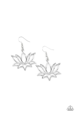 Lotus Ponds - Silver - VENDOR _NAME - Sassy Sparkles $5 Jewelry