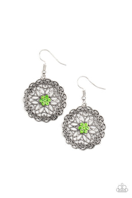 Paparazzi Flower Shop Sparkle - Green - VENDOR _NAME - Sassy Sparkles $5 Jewelry