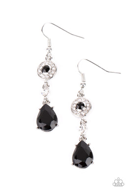 Paparazzi Graceful Glimmer - Black - VENDOR _NAME - Sassy Sparkles $5 Jewelry