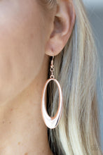 Load image into Gallery viewer, Paparazzi Oval The Hill - Rose Gold - VENDOR _NAME - Sassy Sparkles $5 Jewelry
