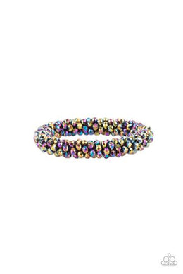 Paparazzi - Wake UP and Sparkle - OIL SPILL Bracelet - Life of the Party Exclusive September 2021 freeshipping - Sassy Sparkles $5 Jewelry