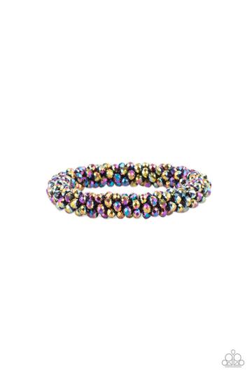 Paparazzi - Wake UP and Sparkle - OIL SPILL Bracelet - Life of the Party Exclusive September 2021 freeshipping - Sassy Sparkles $5 Jewelry