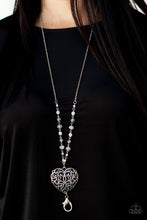 Load image into Gallery viewer, Doting Devotion - White Lanyard freeshipping - Sassy Sparkles $5 Jewelry
