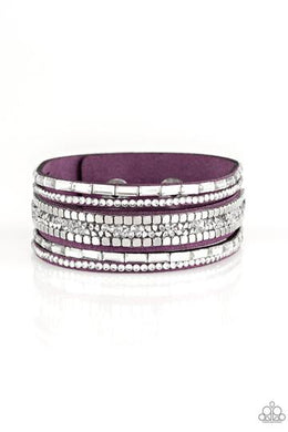 Rebel in Rhinestones - Purple freeshipping - Sassy Sparkles $5 Jewelry