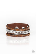 Load image into Gallery viewer, Rollin In Rhinestones - Brown freeshipping - Sassy Sparkles $5 Jewelry

