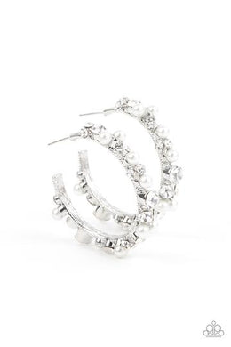 Paparazzi - Let There Be Socialite - White - Life Of The Party September 2021 freeshipping - Sassy Sparkles $5 Jewelry
