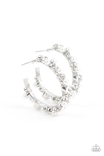 Paparazzi - Let There Be Socialite - White - Life Of The Party September 2021 freeshipping - Sassy Sparkles $5 Jewelry
