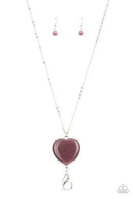 Paparazzi Warmhearted Glow - Purple (Lanyard) - VENDOR _NAME - Sassy Sparkles $5 Jewelry