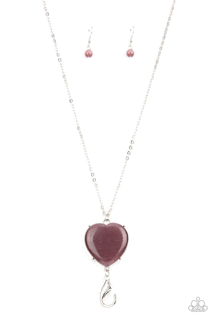 Paparazzi Warmhearted Glow - Purple (Lanyard) - VENDOR _NAME - Sassy Sparkles $5 Jewelry