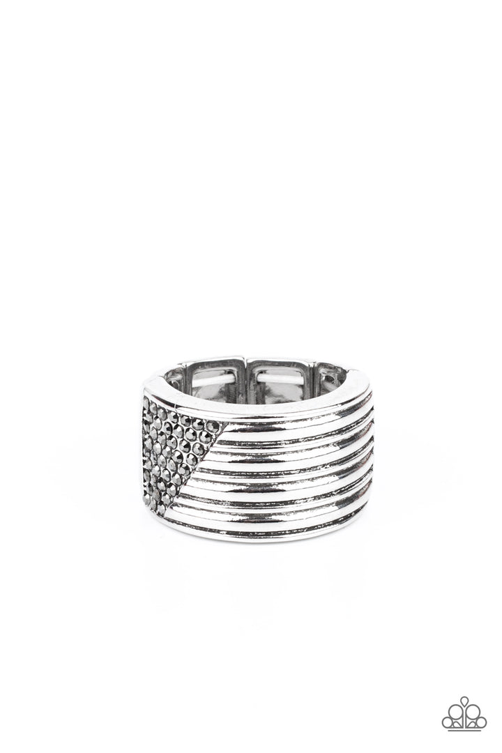 Paparazzi Legendary Lineup - Silver - VENDOR _NAME - Sassy Sparkles $5 Jewelry