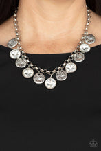 Load image into Gallery viewer, Paparazzi Spot On Sparkle - Silver - VENDOR _NAME - Sassy Sparkles $5 Jewelry
