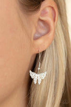 Load image into Gallery viewer, Paparazzi Bountiful Butterflies - White - VENDOR _NAME - Sassy Sparkles $5 Jewelry
