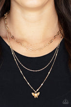 Load image into Gallery viewer, Paparazzi Bountiful Butterflies - Gold - VENDOR _NAME - Sassy Sparkles $5 Jewelry

