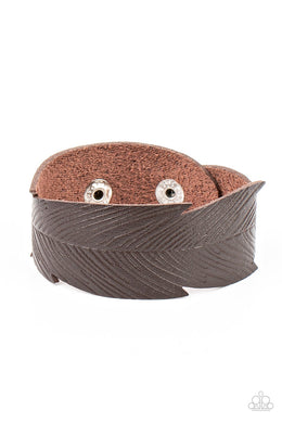 Paparazzi Whimsically Winging It - Brown - VENDOR _NAME - Sassy Sparkles $5 Jewelry