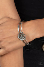 Load image into Gallery viewer, Paparazzi Rosy Repose - Silver - VENDOR _NAME - Sassy Sparkles $5 Jewelry
