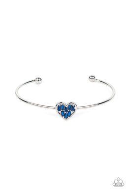 Paparazzi Heart of Ice - Blue - VENDOR _NAME - Sassy Sparkles $5 Jewelry