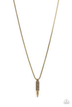 Load image into Gallery viewer, Paparazzi Highland Hunter - Brass - VENDOR _NAME - Sassy Sparkles $5 Jewelry
