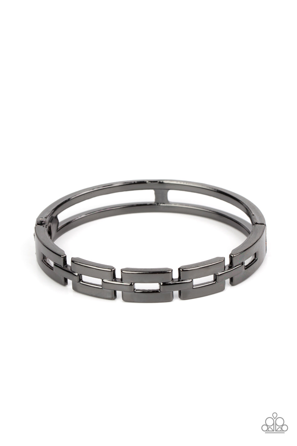 Paparazzi Closed Circuit Strategy - Black - VENDOR _NAME - Sassy Sparkles $5 Jewelry