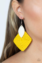 Load image into Gallery viewer, Paparazzi Sabbatical Weave - Yellow - VENDOR _NAME - Sassy Sparkles $5 Jewelry
