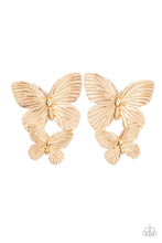 Load image into Gallery viewer, Paparazzi Blushing Butterflies - Gold - VENDOR _NAME - Sassy Sparkles $5 Jewelry
