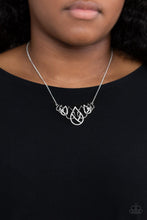 Load image into Gallery viewer, Paparazzi Thunderstruck Teardrops - White - VENDOR _NAME - Sassy Sparkles $5 Jewelry
