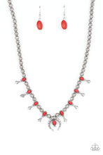 Load image into Gallery viewer, Paparazzi Luck Of The West - Red - VENDOR _NAME - Sassy Sparkles $5 Jewelry
