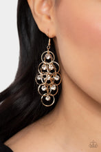 Load image into Gallery viewer, Paparazzi Head Rush - Gold - VENDOR _NAME - Sassy Sparkles $5 Jewelry
