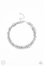 Load image into Gallery viewer, Paparazzi Cause a Commotion - Silver - VENDOR _NAME - Sassy Sparkles $5 Jewelry
