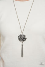 Load image into Gallery viewer, Paparazzi Rosy Redux - Silver - VENDOR _NAME - Sassy Sparkles $5 Jewelry
