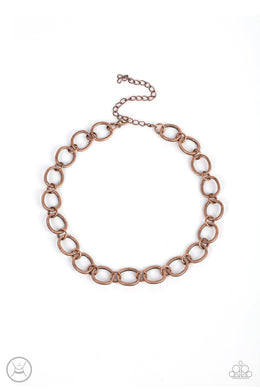 Paparazzi 90s Nostalgia - Copper - VENDOR _NAME - Sassy Sparkles $5 Jewelry
