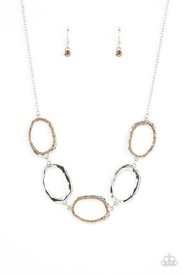 Paparazzi Gritty Go-Getter - Brown - VENDOR _NAME - Sassy Sparkles $5 Jewelry