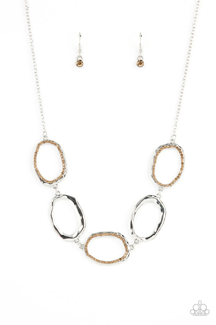 Paparazzi Gritty Go-Getter - Brown - VENDOR _NAME - Sassy Sparkles $5 Jewelry