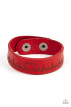 Load image into Gallery viewer, Paparazzi Haute Heartbeat - Red - VENDOR _NAME - Sassy Sparkles $5 Jewelry
